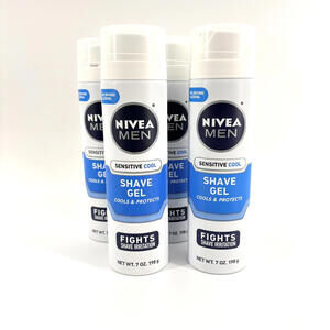 New 4 Pack Nivea Men's Sensitive Cool Shave Gel 7oz